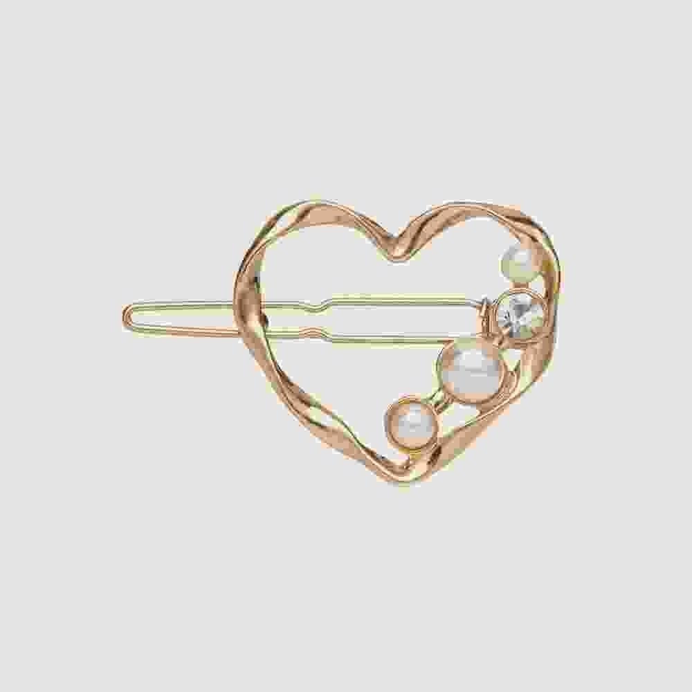 Heart Shape Pearl Hair Pin